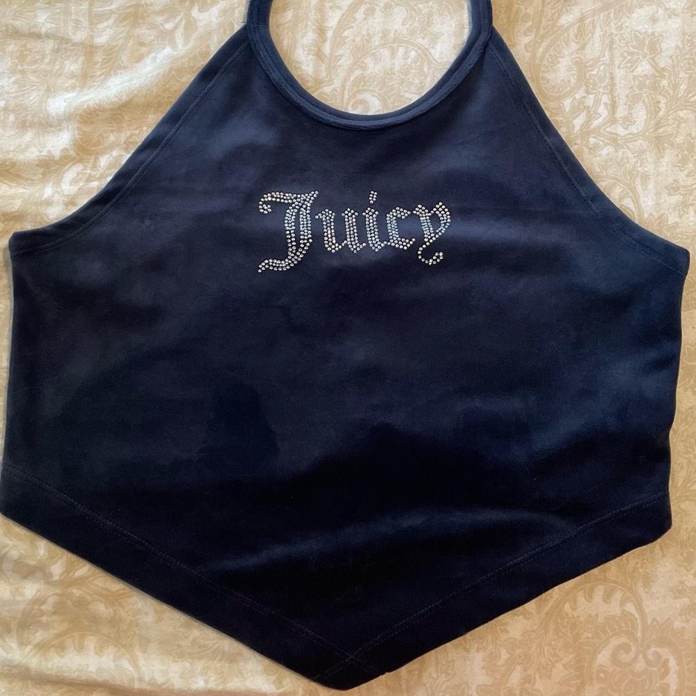 Juicy Couture Velour Halter Top